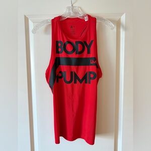 Reebok BODYPUMP Red Graphic Tank